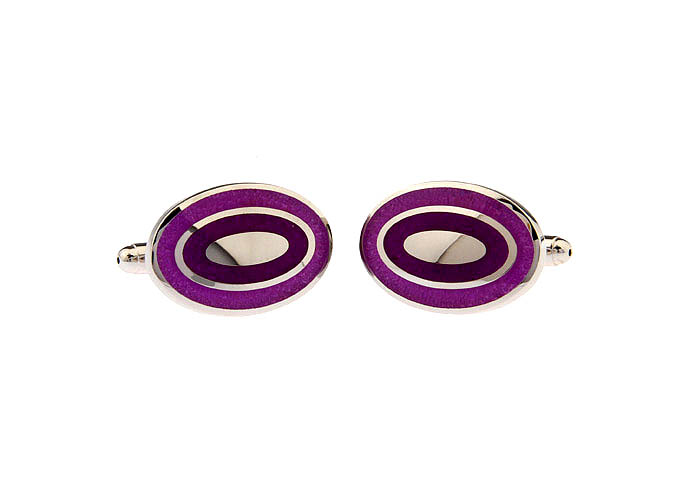  Purple Romantic Cufflinks Paint Cufflinks Wholesale & Customized  CL663672