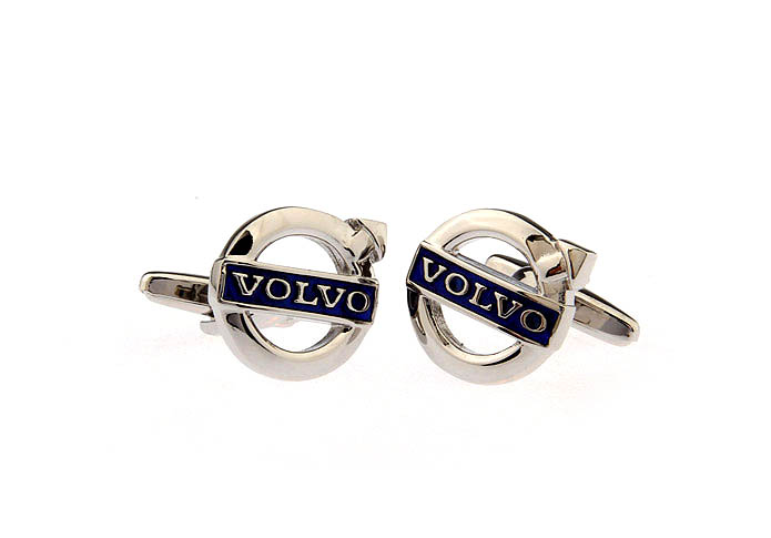 VOLVO Cars marked Cufflinks  Blue Elegant Cufflinks Paint Cufflinks Automotive Wholesale & Customized  CL663676