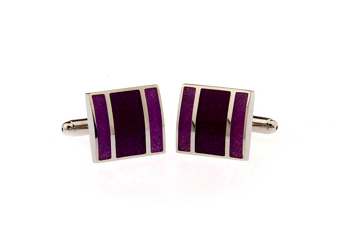  Purple Romantic Cufflinks Paint Cufflinks Wholesale & Customized  CL663677