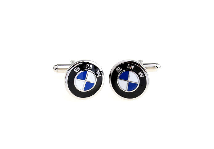 BMW Cars marked Cufflinks  Multi Color Fashion Cufflinks Paint Cufflinks Automotive Wholesale & Customized  CL670945