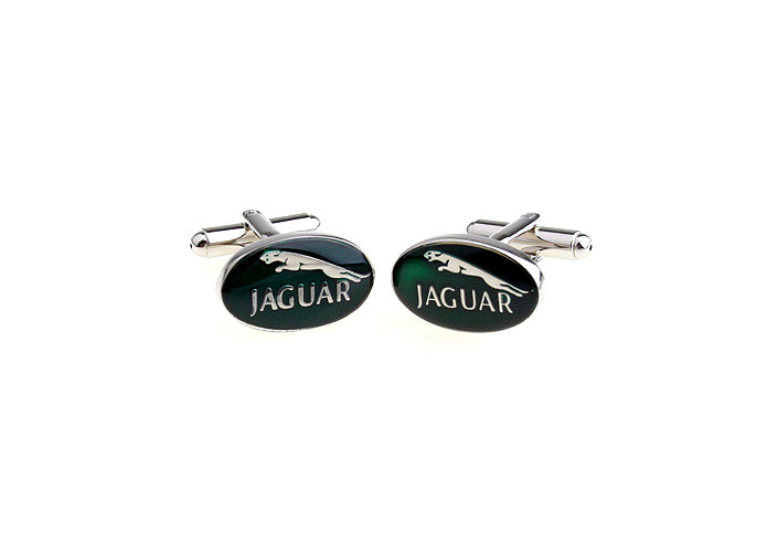 JAGUAR Jaguar Cars marked Cufflinks  Green Intimate Cufflinks Paint Cufflinks Automotive Wholesale & Customized  CL670948
