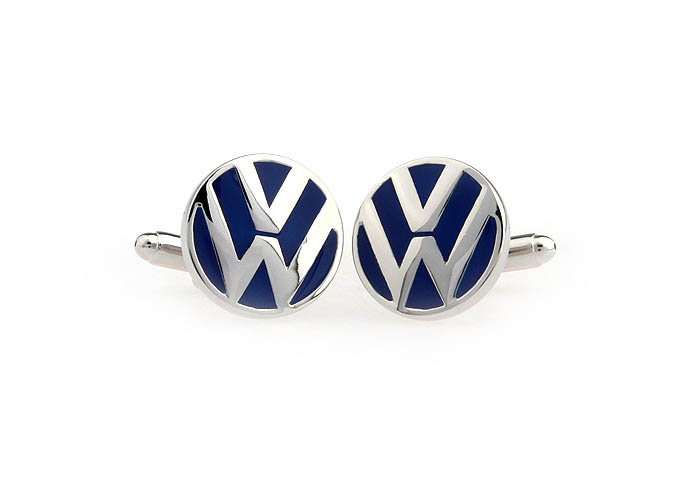 Volkswagen Cars marked Cufflinks  Blue Elegant Cufflinks Paint Cufflinks Automotive Wholesale & Customized  CL670978