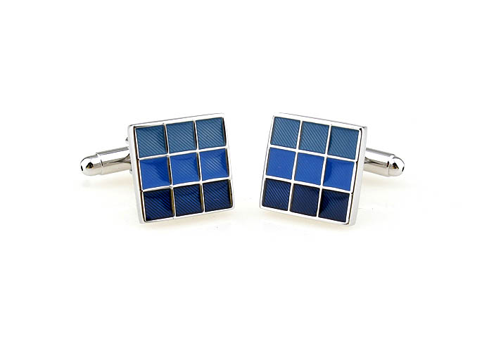  Blue Elegant Cufflinks Paint Cufflinks Wholesale & Customized  CL671037