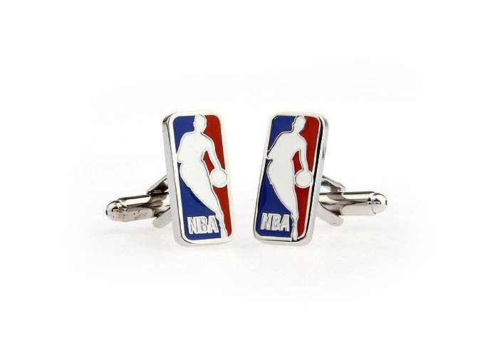 NBA Basketball Club Cufflinks  Multi Color Fashion Cufflinks Paint Cufflinks Sports Wholesale & Customized  CL671230
