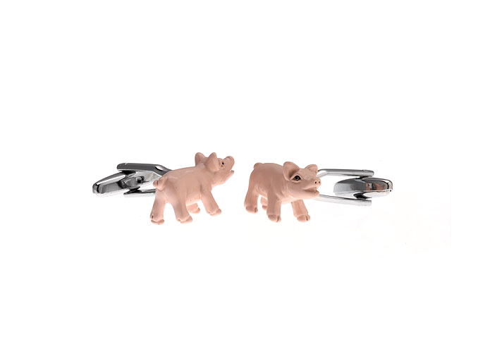 Pig Cufflinks  Multi Color Fashion Cufflinks Paint Cufflinks Animal Wholesale & Customized  CL671741
