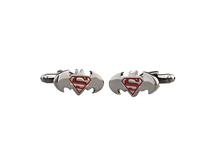 Superman Cufflinks  Gray Steady Cufflinks Paint Cufflinks Flags Wholesale & Customized  CL671756