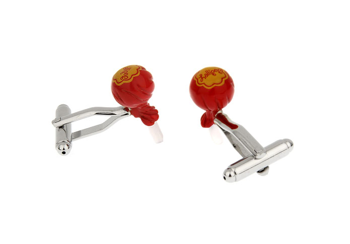 Big candy Cufflinks  Red Festive Cufflinks Paint Cufflinks Food and Drink Wholesale & Customized  CL671833