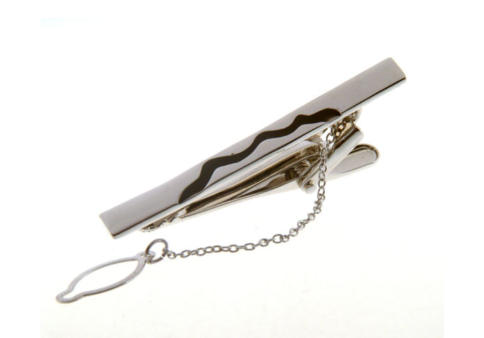  Black Classic Tie Clips Paint Tie Clips Funny Wholesale & Customized  CL851025