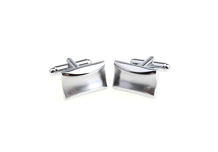  Silver Texture Cufflinks Metal Cufflinks Wholesale & Customized  CL641166