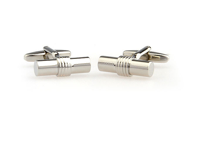  Silver Texture Cufflinks Metal Cufflinks Funny Wholesale & Customized  CL652553