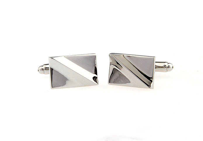  Silver Texture Cufflinks Metal Cufflinks Wholesale & Customized  CL652656