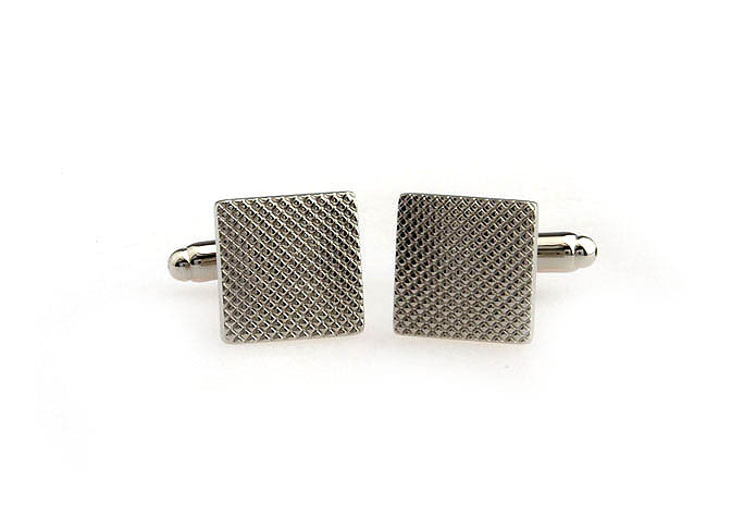  Silver Texture Cufflinks Metal Cufflinks Funny Wholesale & Customized  CL652668