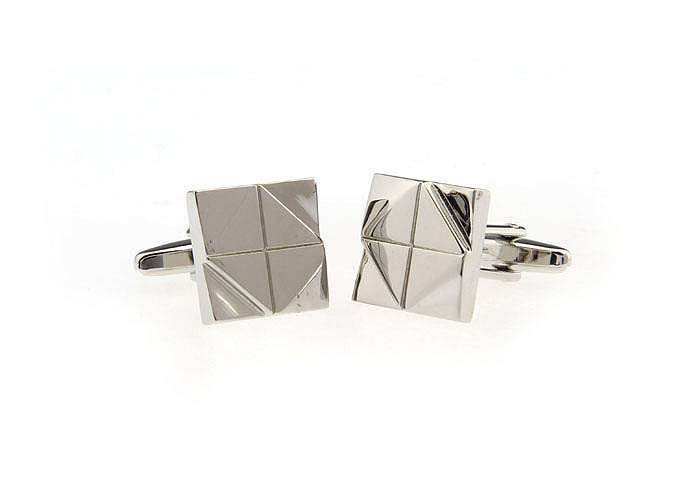  Silver Texture Cufflinks Metal Cufflinks Wholesale & Customized  CL652769