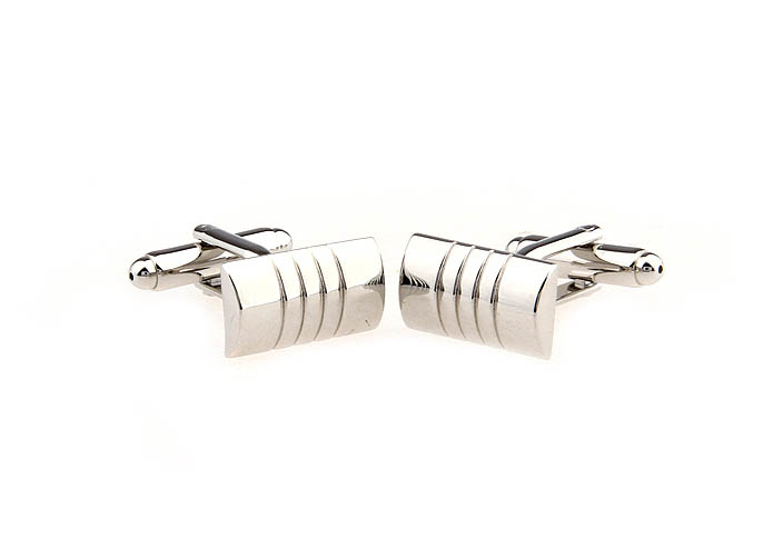  Silver Texture Cufflinks Metal Cufflinks Wholesale & Customized  CL652779