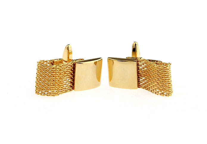 Chain Cufflinks  Gold Luxury Cufflinks Metal Cufflinks Funny Wholesale & Customized  CL652798