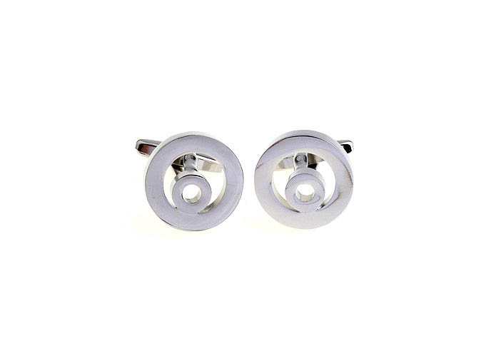  Silver Texture Cufflinks Metal Cufflinks Wholesale & Customized  CL652962