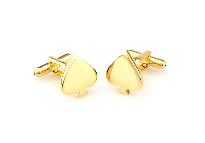 Heart Cufflinks  Gold Luxury Cufflinks Metal Cufflinks Flags Wholesale & Customized  CL652987