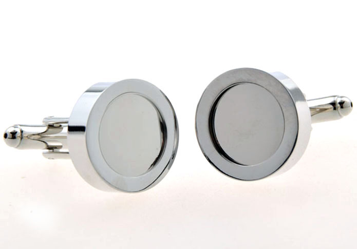 Screw Cufflinks  Silver Texture Cufflinks Metal Cufflinks Funny Wholesale & Customized  CL654681