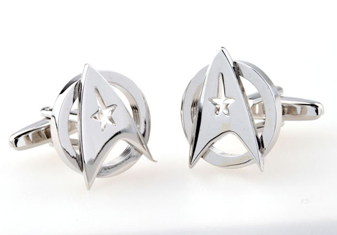 Star Cufflinks Silver Texture Cufflinks Metal Cufflinks Flags Wholesale & Customized CL655054