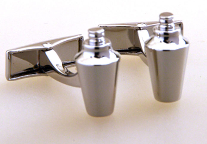 Mug Cufflinks Silver Texture Cufflinks Metal Cufflinks Tools Wholesale & Customized CL655241