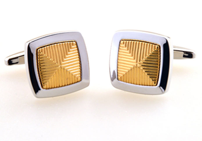 Gold Luxury Cufflinks Metal Cufflinks Wholesale & Customized CL655267