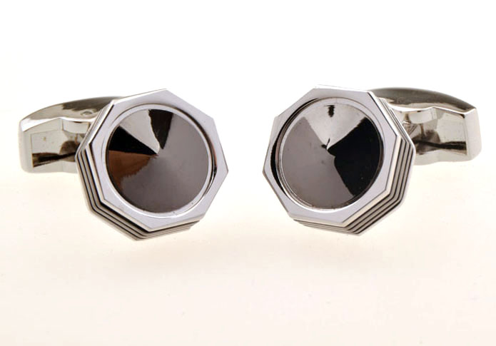 Ancient Mirror Cufflinks Gray Steady Cufflinks Metal Cufflinks Wholesale & Customized CL655408