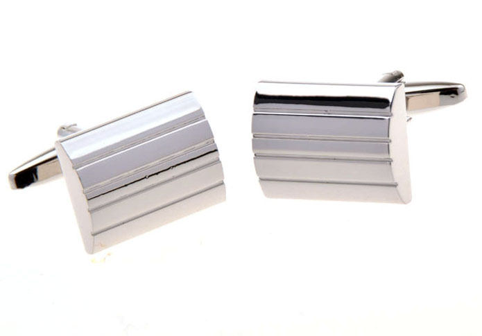  Silver Texture Cufflinks Metal Cufflinks Wholesale & Customized  CL655962