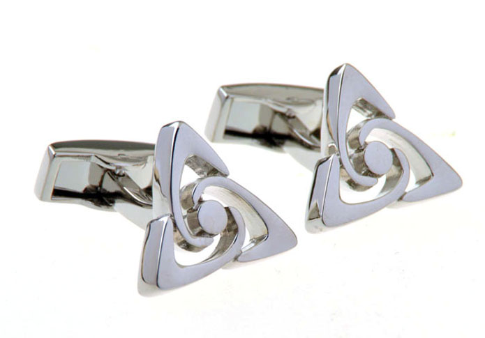 Logo Cufflinks  Silver Texture Cufflinks Metal Cufflinks Flags Wholesale & Customized  CL656061