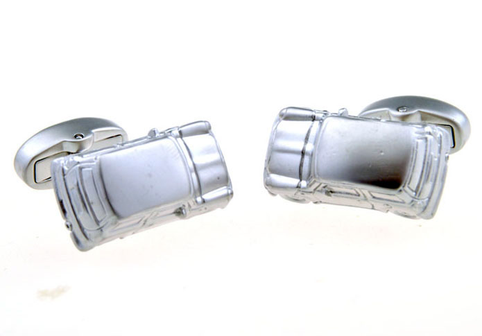 Silver Texture Cufflinks Metal Cufflinks Transportation Wholesale & Customized  CL656103