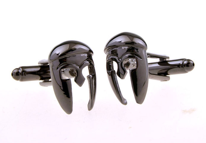 Skull Cufflinks  Gun Metal Color Cufflinks Metal Cufflinks Skull Wholesale & Customized  CL656151