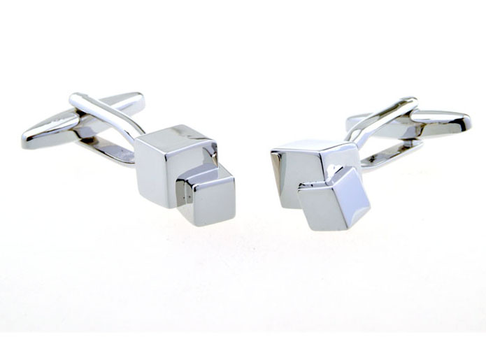  Silver Texture Cufflinks Metal Cufflinks Funny Wholesale & Customized  CL656187