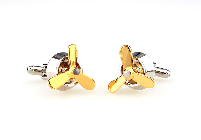 Motor fan Cufflinks  Gold Luxury Cufflinks Metal Cufflinks Military Wholesale & Customized  CL666821