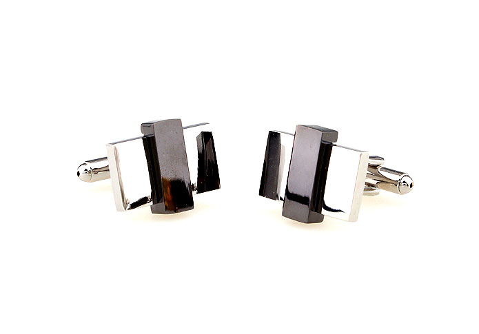  Gray Steady Cufflinks Metal Cufflinks Wholesale & Customized  CL666942