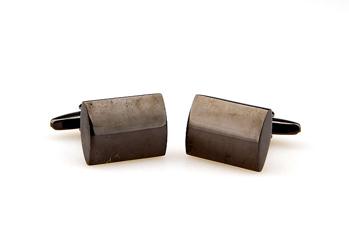  Gray Steady Cufflinks Metal Cufflinks Wholesale & Customized  CL667007