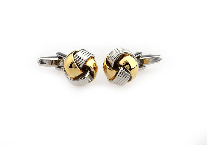  Gold Luxury Cufflinks Metal Cufflinks Knot Wholesale & Customized  CL667090