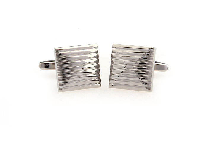  Silver Texture Cufflinks Metal Cufflinks Wholesale & Customized  CL667168