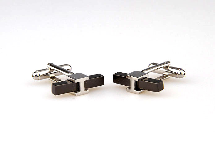  Gray Steady Cufflinks Metal Cufflinks Wholesale & Customized  CL667225