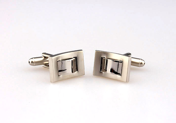  Silver Texture Cufflinks Metal Cufflinks Wholesale & Customized  CL667262