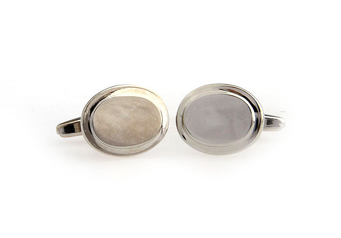  Silver Texture Cufflinks Metal Cufflinks Wholesale & Customized  CL667360