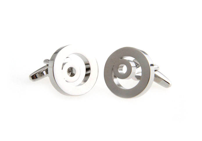  Silver Texture Cufflinks Metal Cufflinks Wholesale & Customized  CL667430