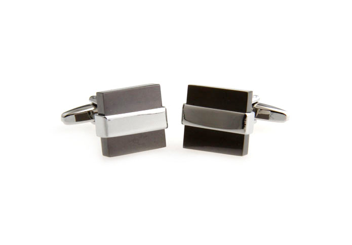  Gray Steady Cufflinks Metal Cufflinks Wholesale & Customized  CL667456