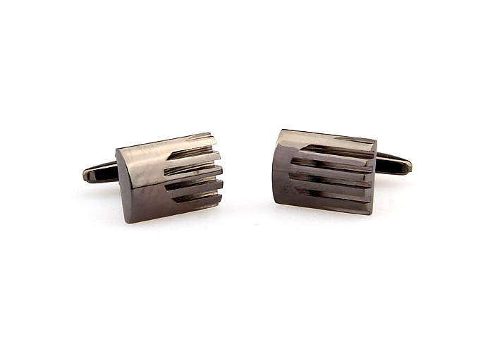  Gray Steady Cufflinks Metal Cufflinks Wholesale & Customized  CL667522