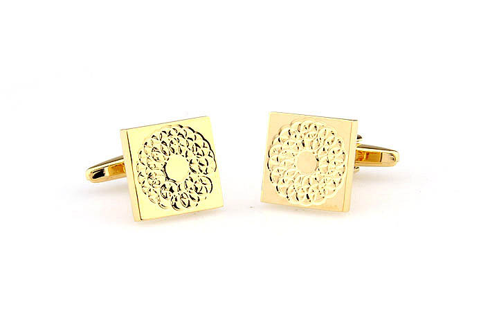 Garland Cufflinks  Gold Luxury Cufflinks Metal Cufflinks Funny Wholesale & Customized  CL667669