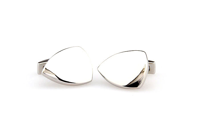 Shield Cufflinks  Silver Texture Cufflinks Metal Cufflinks Funny Wholesale & Customized  CL667749