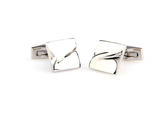  Silver Texture Cufflinks Metal Cufflinks Wholesale & Customized  CL667755