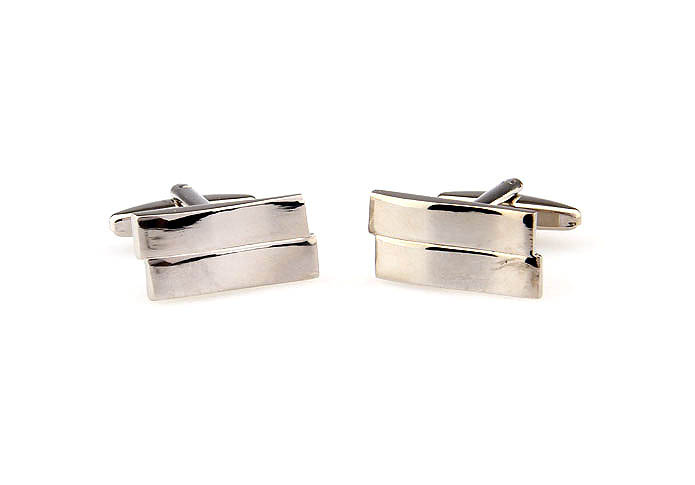  Silver Texture Cufflinks Metal Cufflinks Wholesale & Customized  CL667847