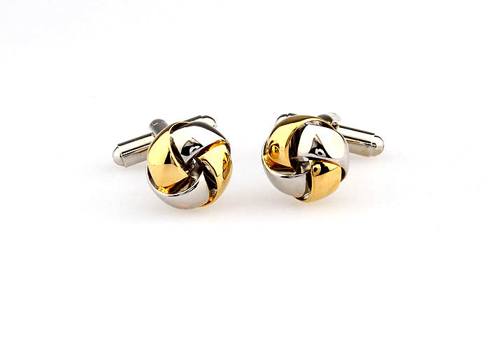  Gold Luxury Cufflinks Metal Cufflinks Knot Wholesale & Customized  CL667884