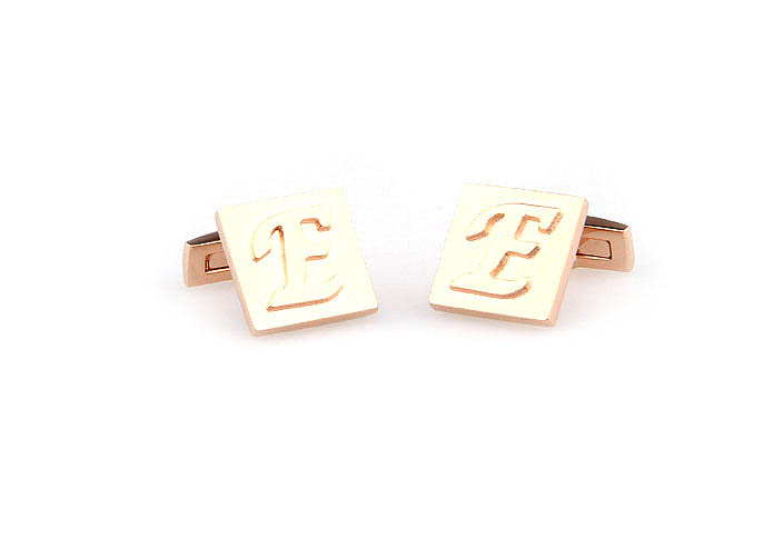 26 Letters E Cufflinks  Bronzed Classic Cufflinks Metal Cufflinks Symbol Wholesale & Customized  CL668078