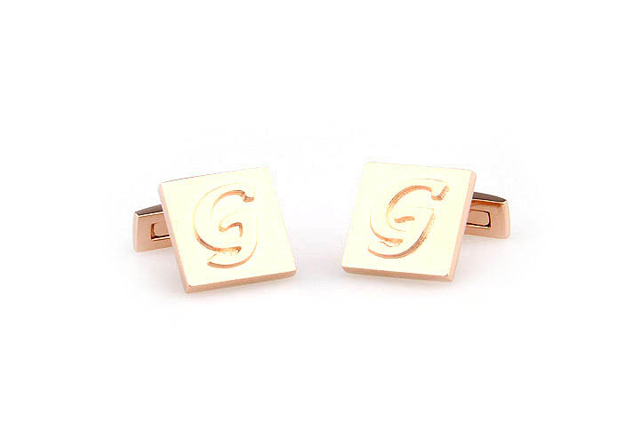 26 Letters G Cufflinks  Bronzed Classic Cufflinks Metal Cufflinks Symbol Wholesale & Customized  CL668080