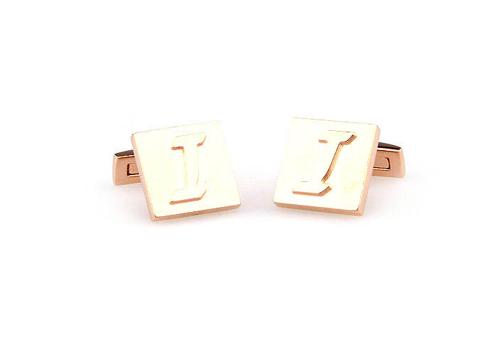 26 Letters I Cufflinks  Bronzed Classic Cufflinks Metal Cufflinks Symbol Wholesale & Customized  CL668082